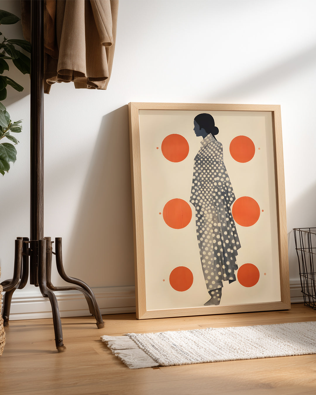 Orange Dots Poster Tablosu