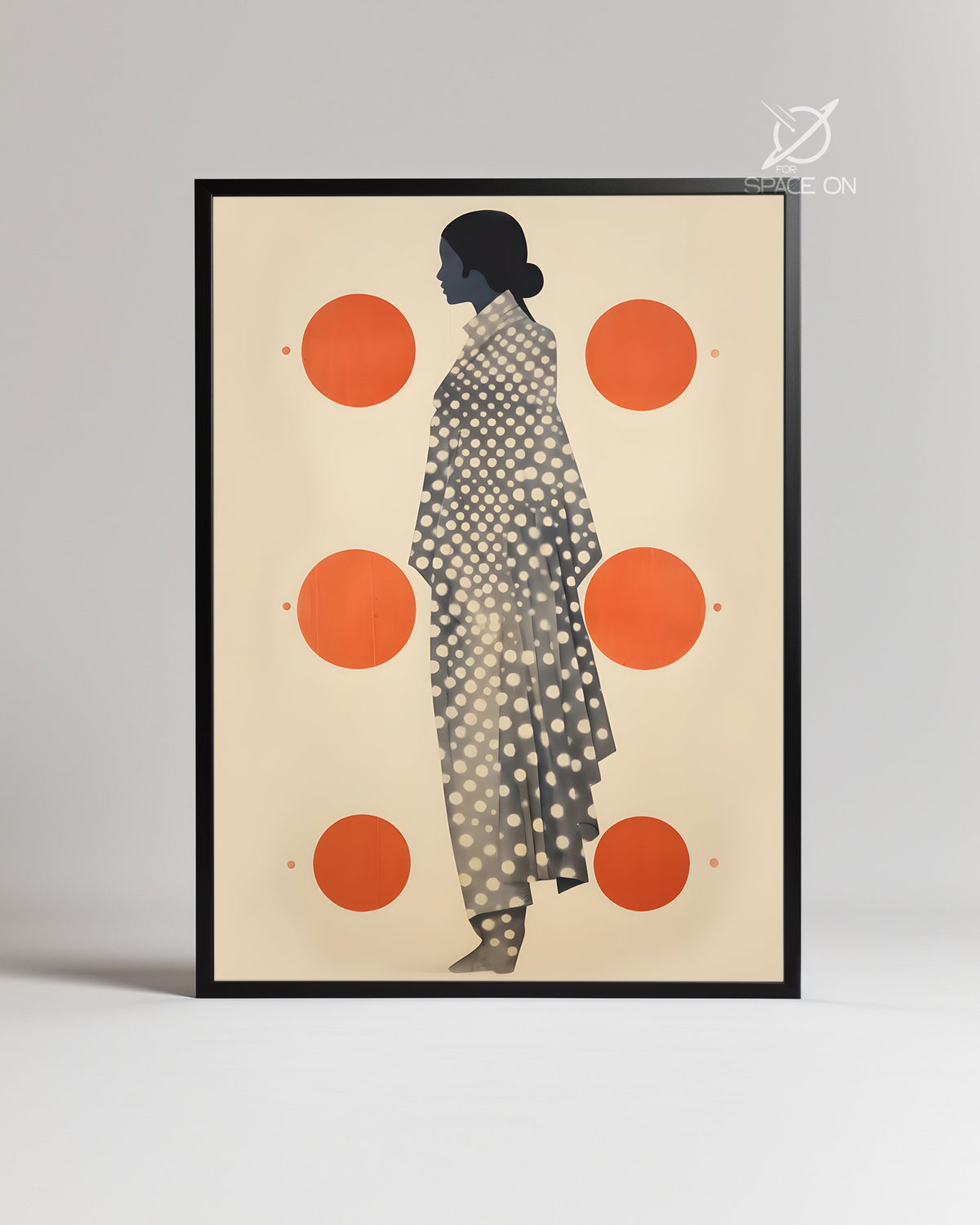 Orange Dots Poster Tablosu