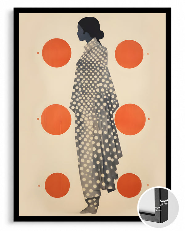 Orange Dots Poster Tablosu