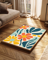 Orange Flou Poster Tablosu