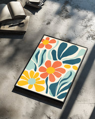 Orange Flou Poster Tablosu