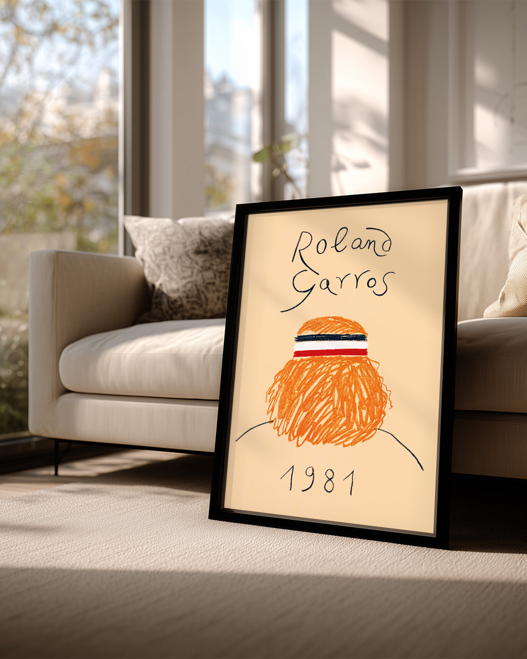 Orange Head Poster Tablosu
