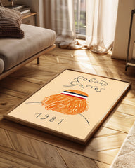 Orange Head Poster Tablosu