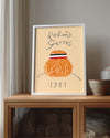 Orange Head Poster Tablosu