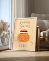Orange Head Poster Tablosu