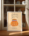 Orange Head Poster Tablosu