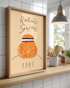 Orange Head Poster Tablosu