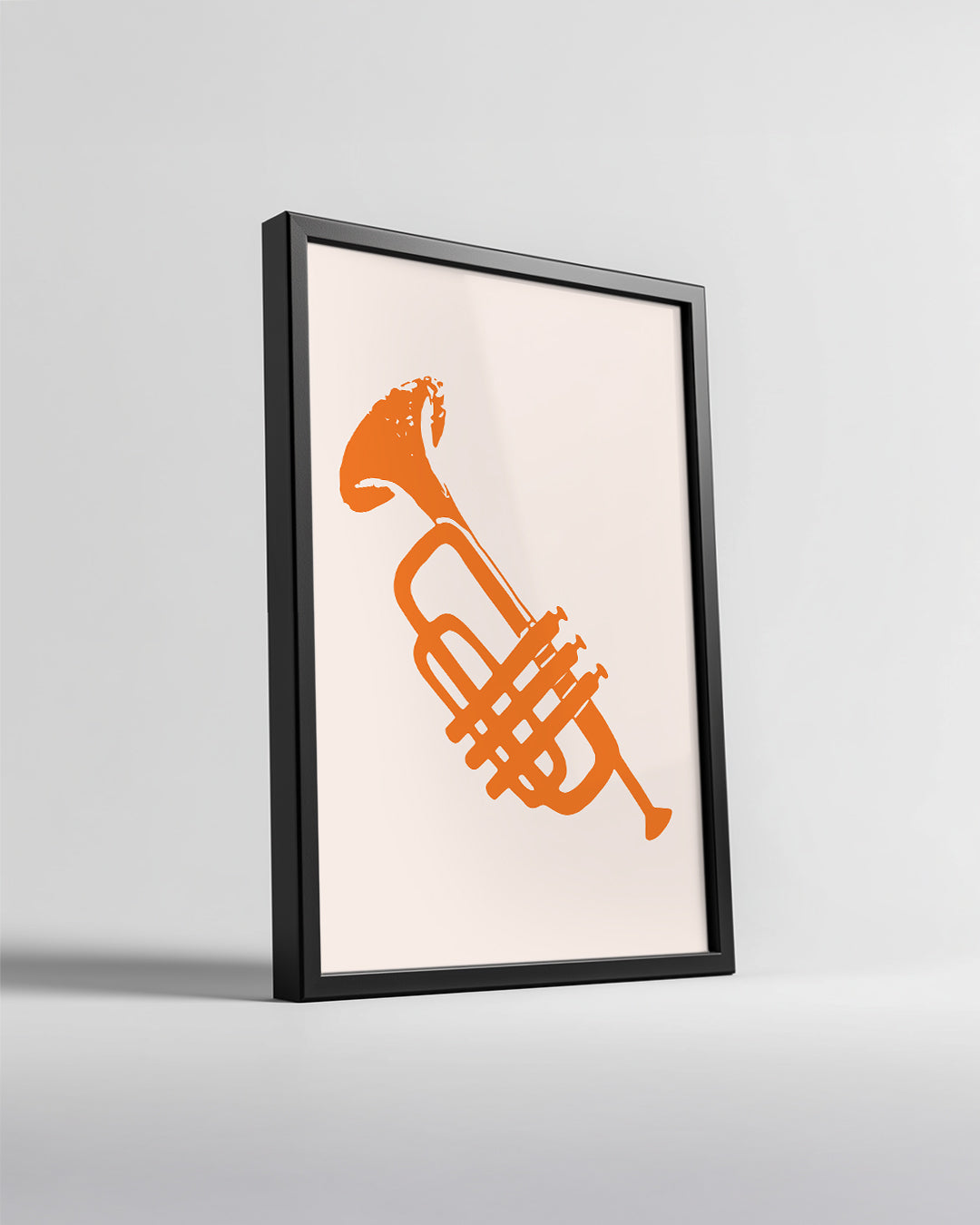 Orange Horn Poster Tablosu