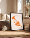 Orange Horn Poster Tablosu