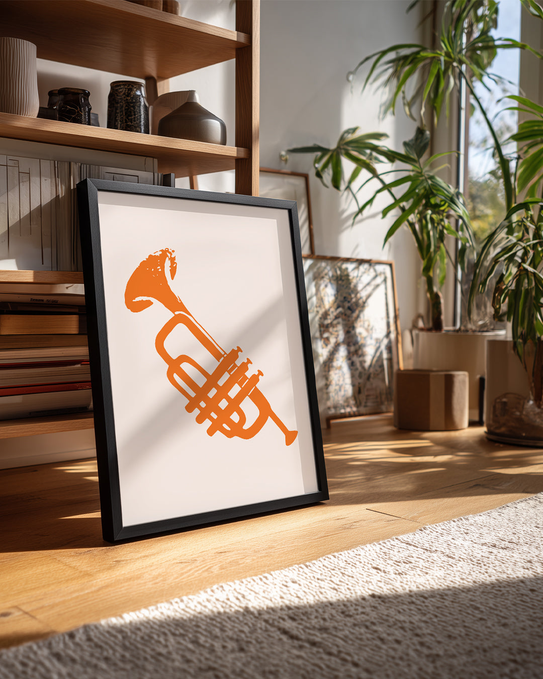 Orange Horn Poster Tablosu
