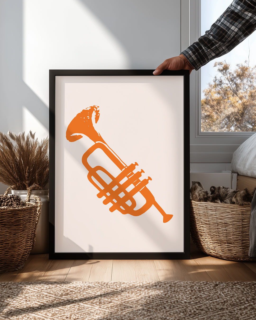 Orange Horn Poster Tablosu