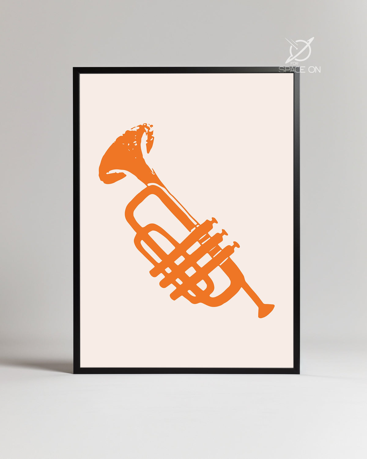 Orange Horn Poster Tablosu