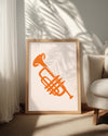 Orange Horn Poster Tablosu