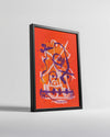 Orange Swirl Poster Tablosu