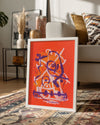 Orange Swirl Poster Tablosu