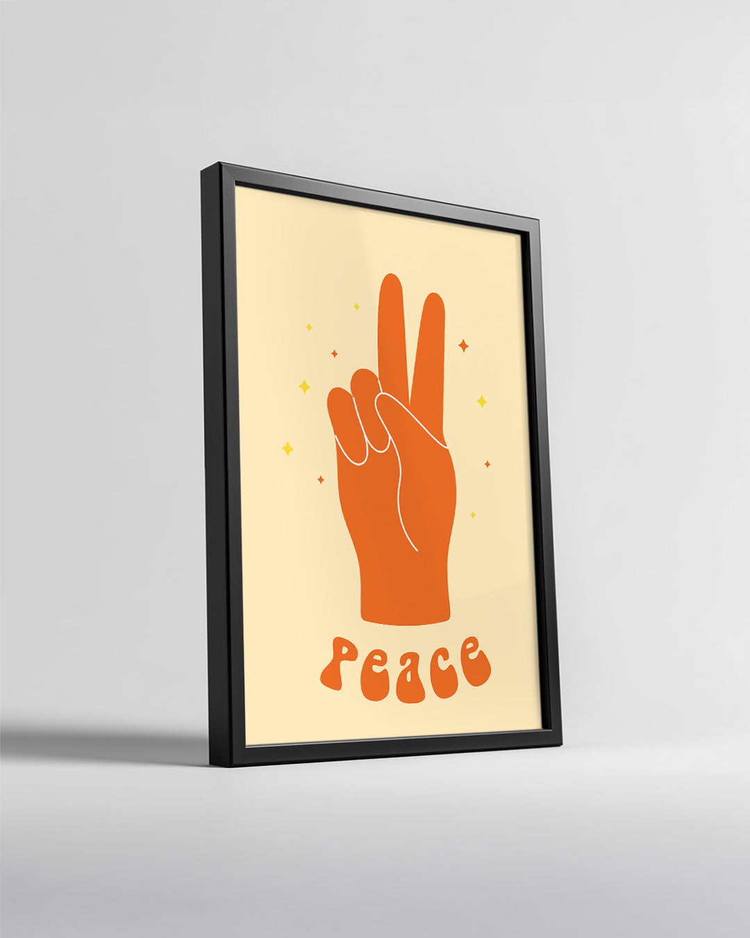 Orange V Poster Tablosu