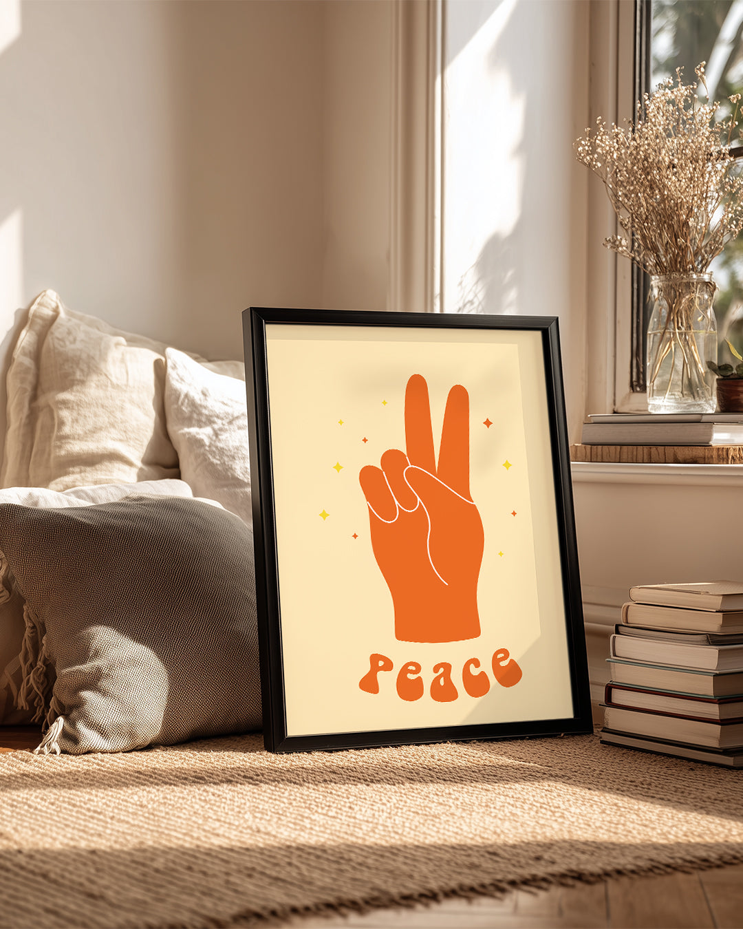 Orange V Poster Tablosu