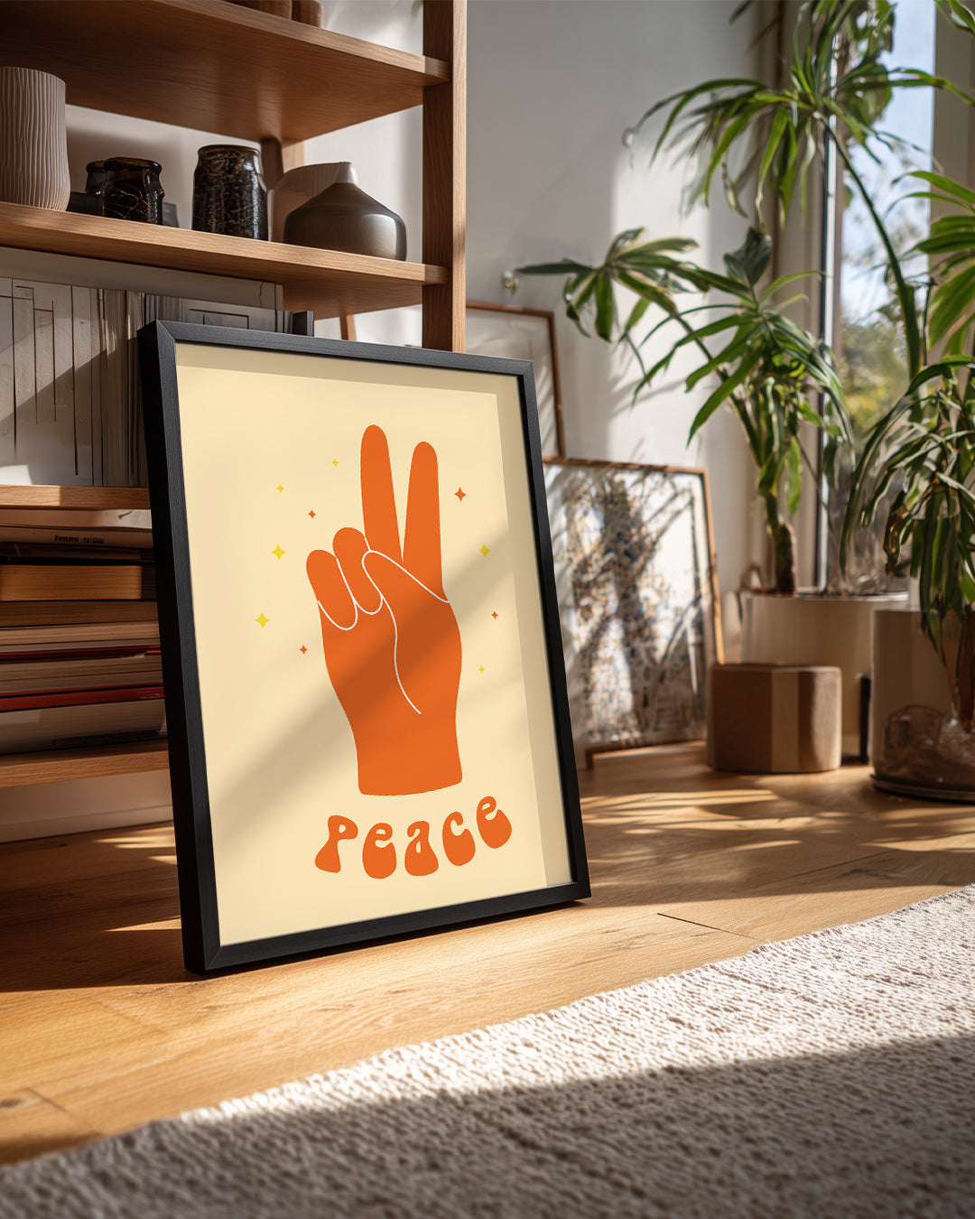 Orange V Poster Tablosu