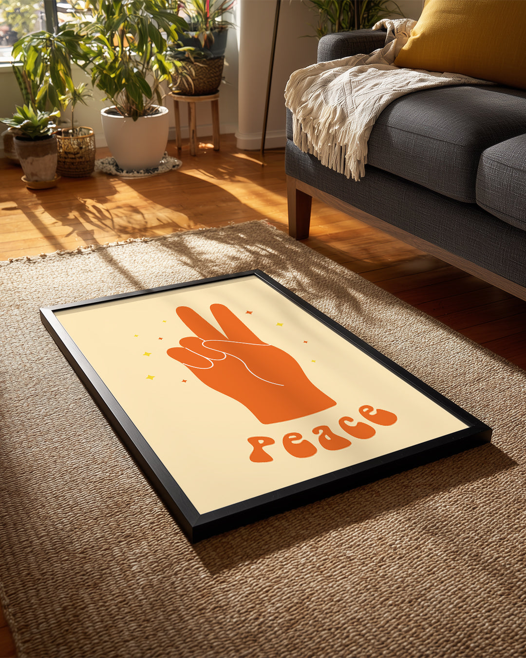 Orange V Poster Tablosu