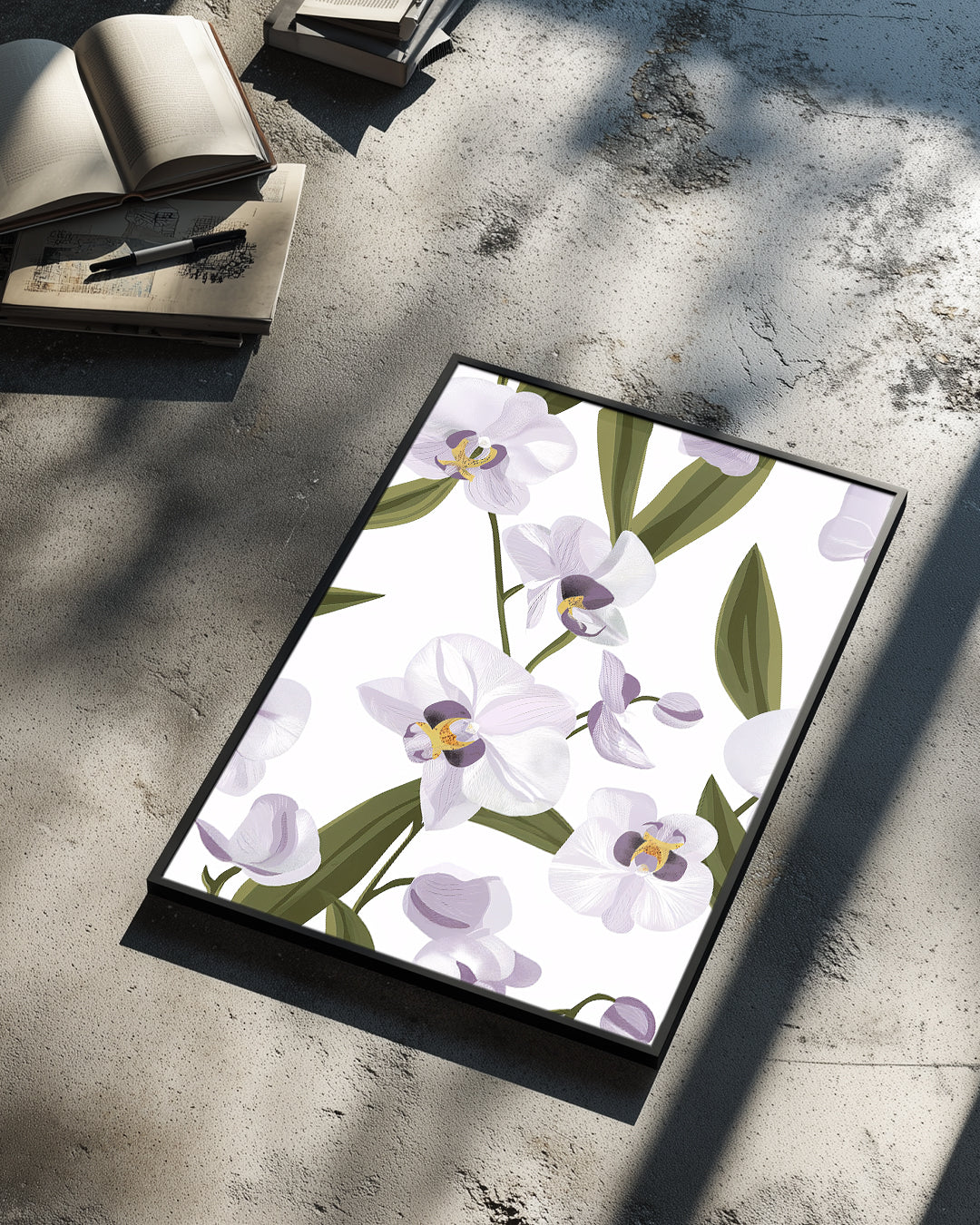 Orchid Lilas Poster Tablosu