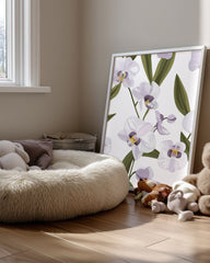 Orchid Lilas Poster Tablosu