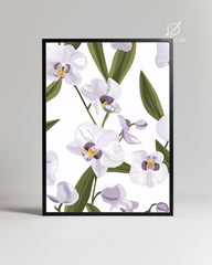 Orchid Lilas Poster Tablosu