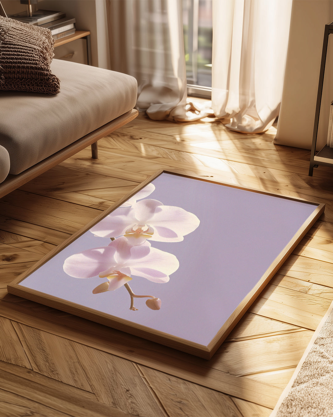 Orchid Nacre Poster Tablosu