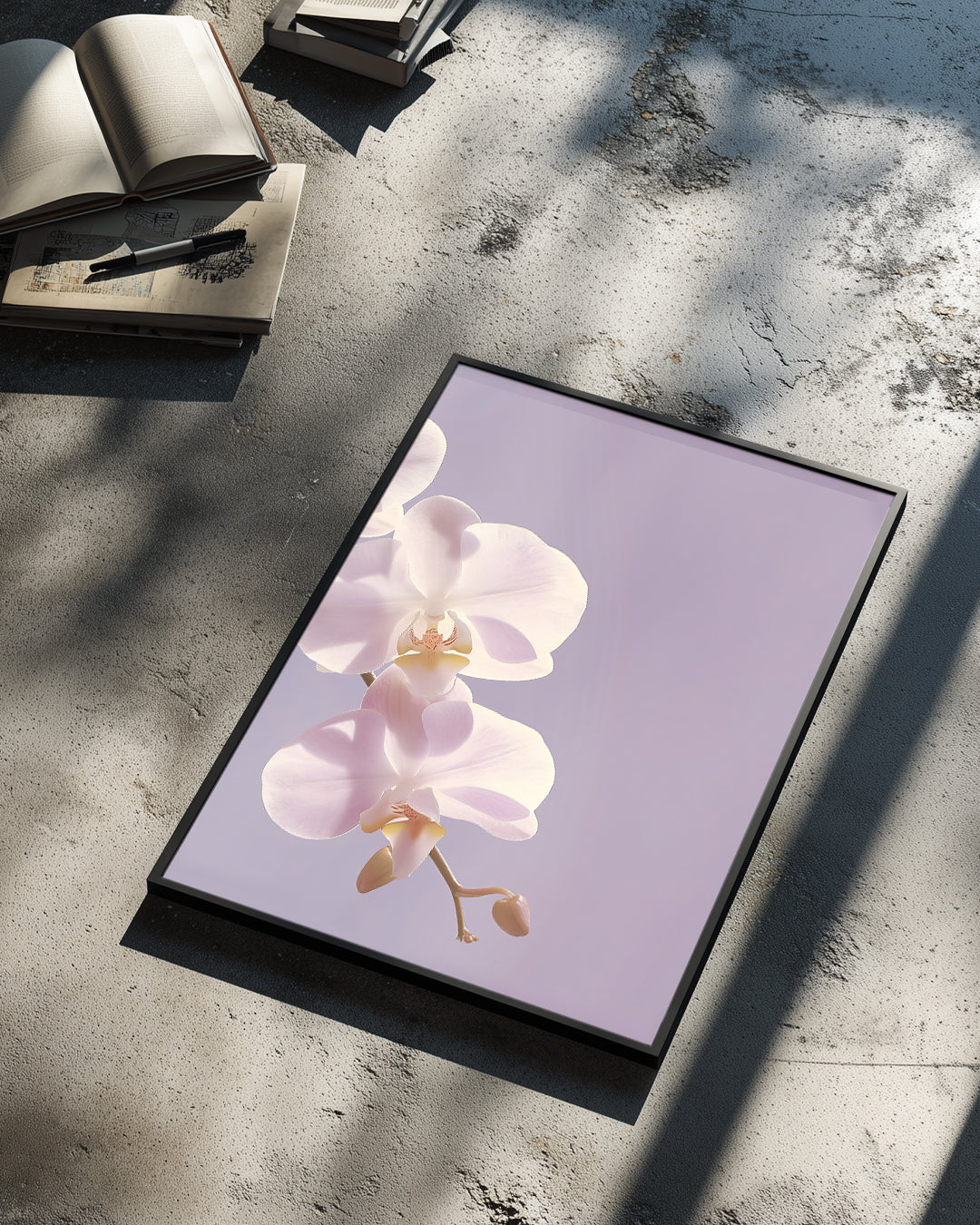 Orchid Nacre Poster Tablosu