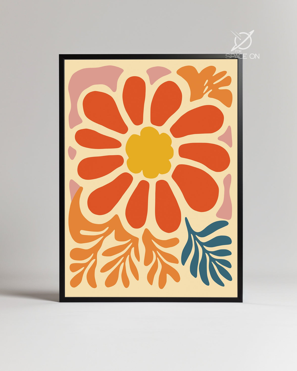 Organic Sun Poster Tablosu