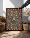 Oriental Bloom Poster Tablosu