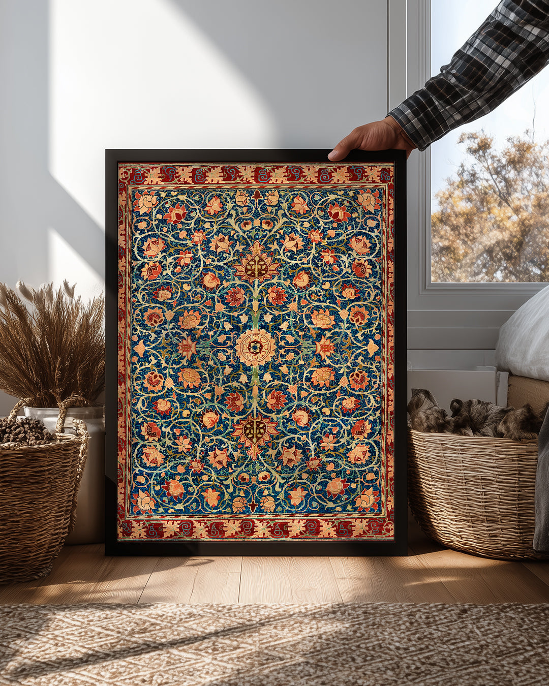 Oriental Bloom Poster Tablosu