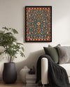Oriental Bloom Poster Tablosu