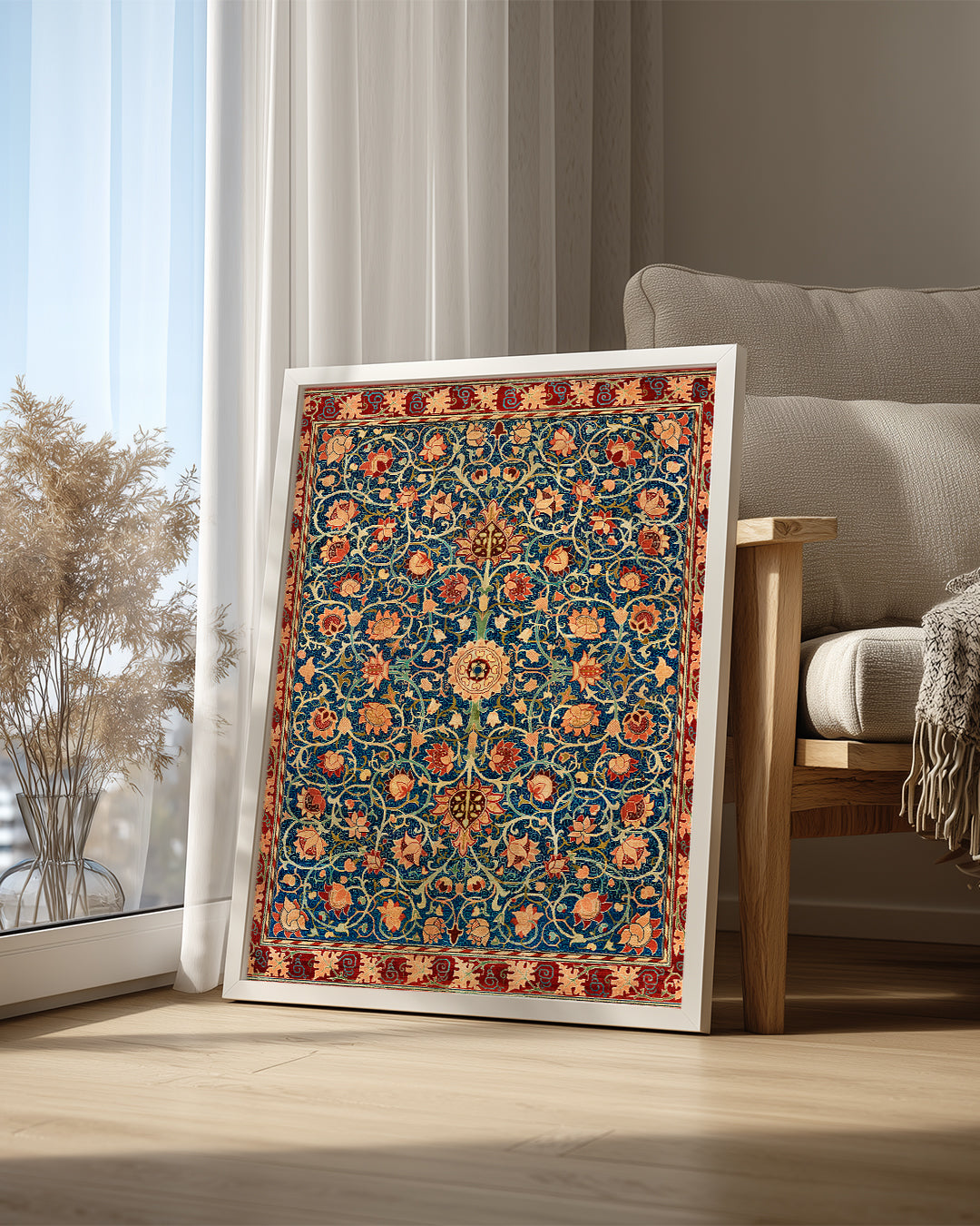 Oriental Bloom Poster Tablosu