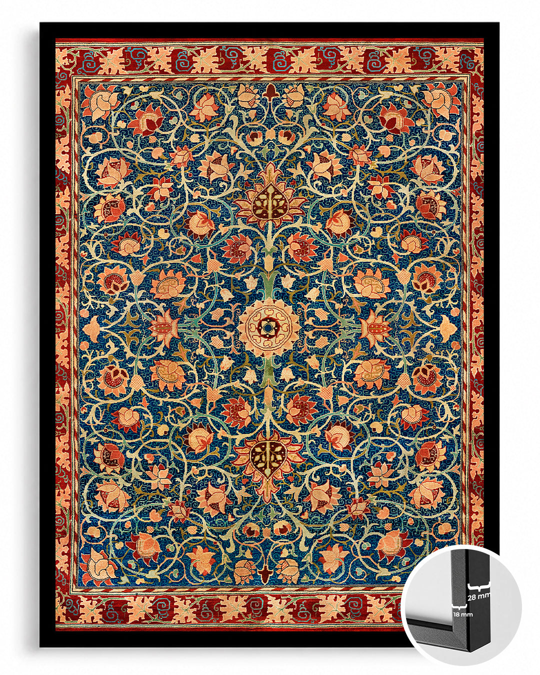 Oriental Bloom Poster Tablosu