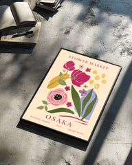 Osaka Pink Poster Tablosu