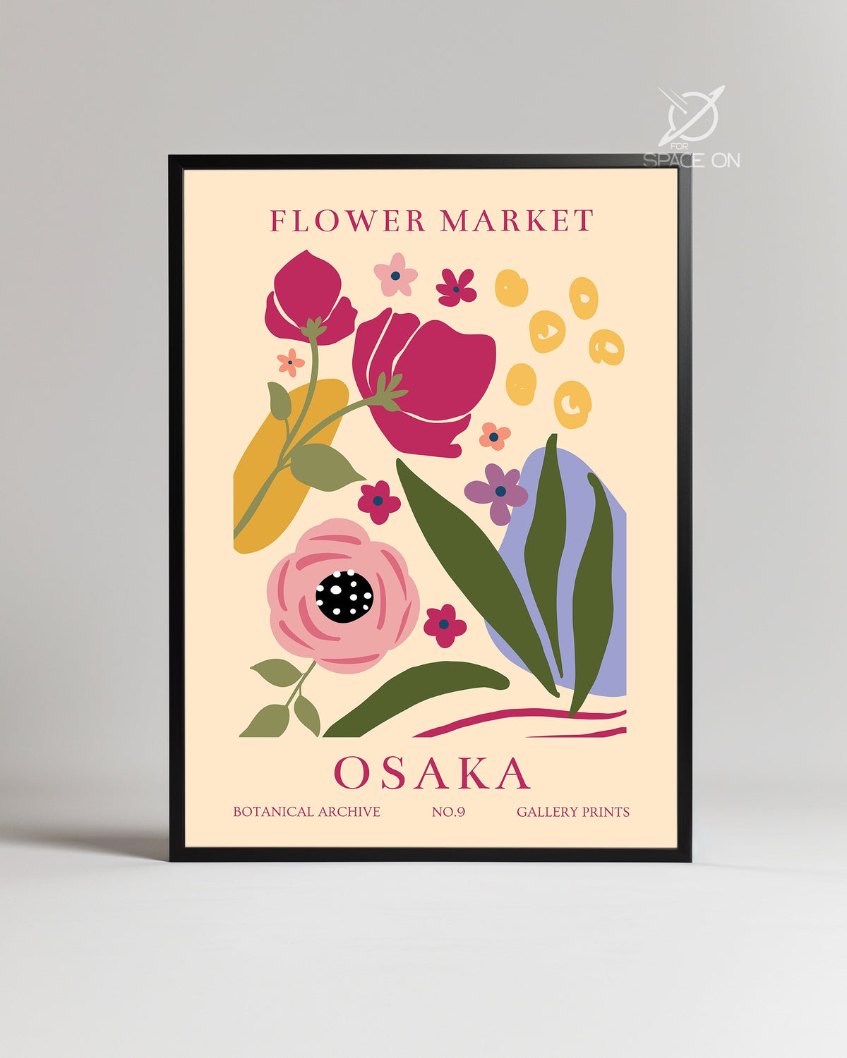 Osaka Pink Poster Tablosu