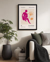 Oturan Figür ve Yaprak - Henri Matisse - 1955 Poster Tablosu