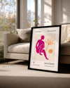 Oturan Figür ve Yaprak - Henri Matisse - 1955 Poster Tablosu