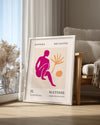 Oturan Figür ve Yaprak - Henri Matisse - 1955 Poster Tablosu