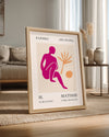 Oturan Figür ve Yaprak - Henri Matisse - 1955 Poster Tablosu
