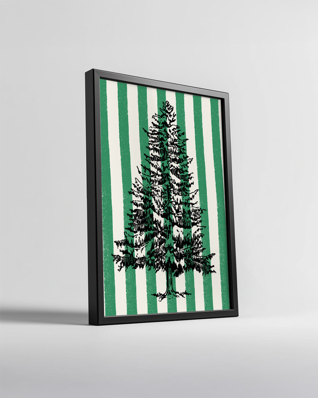 Outdoor Christmas Tree Poster Tablosu