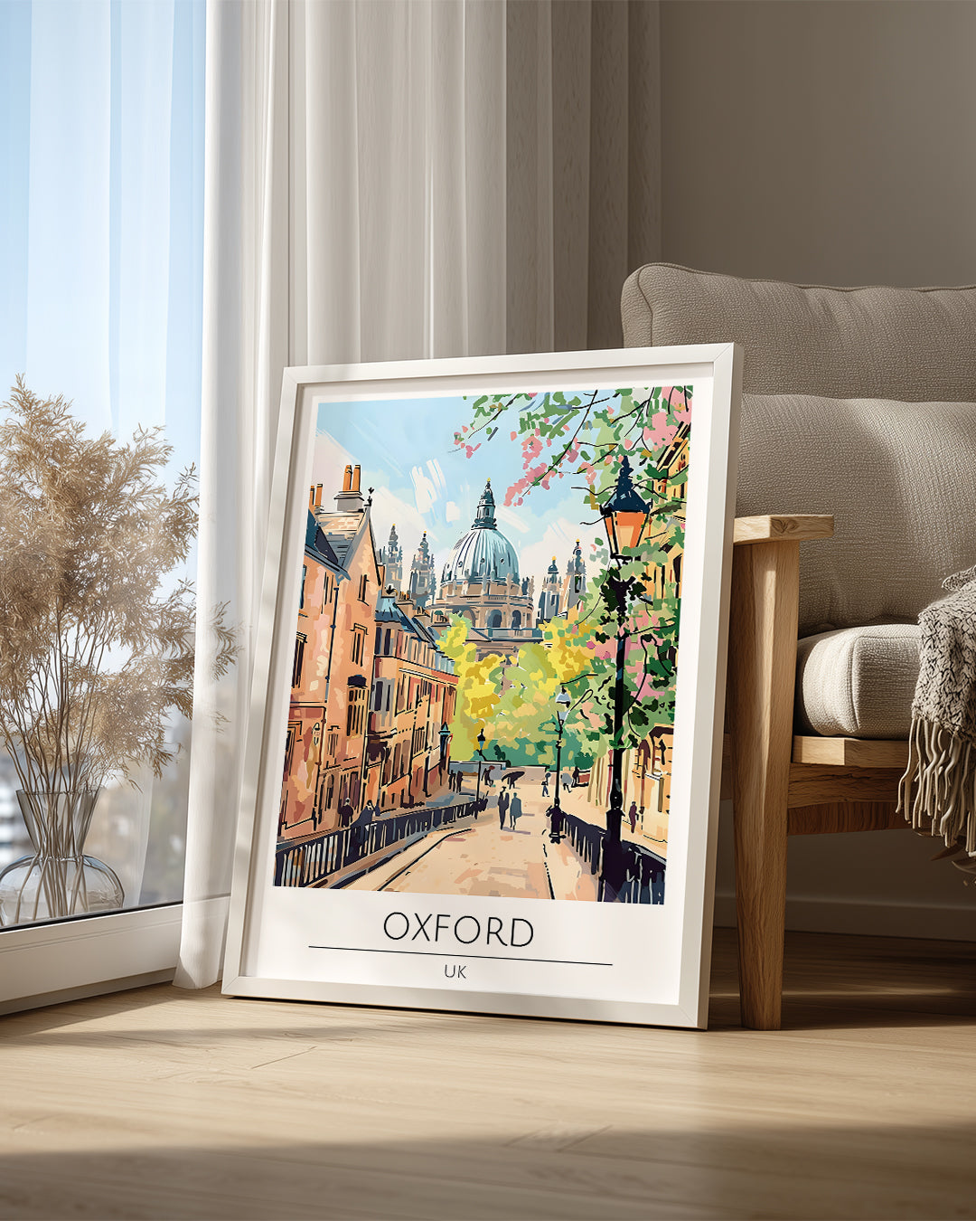 Oxford İngiltere Poster Tablosu