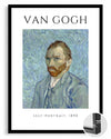 Özportre - Vincent van Gogh - 1890 Poster Tablosu