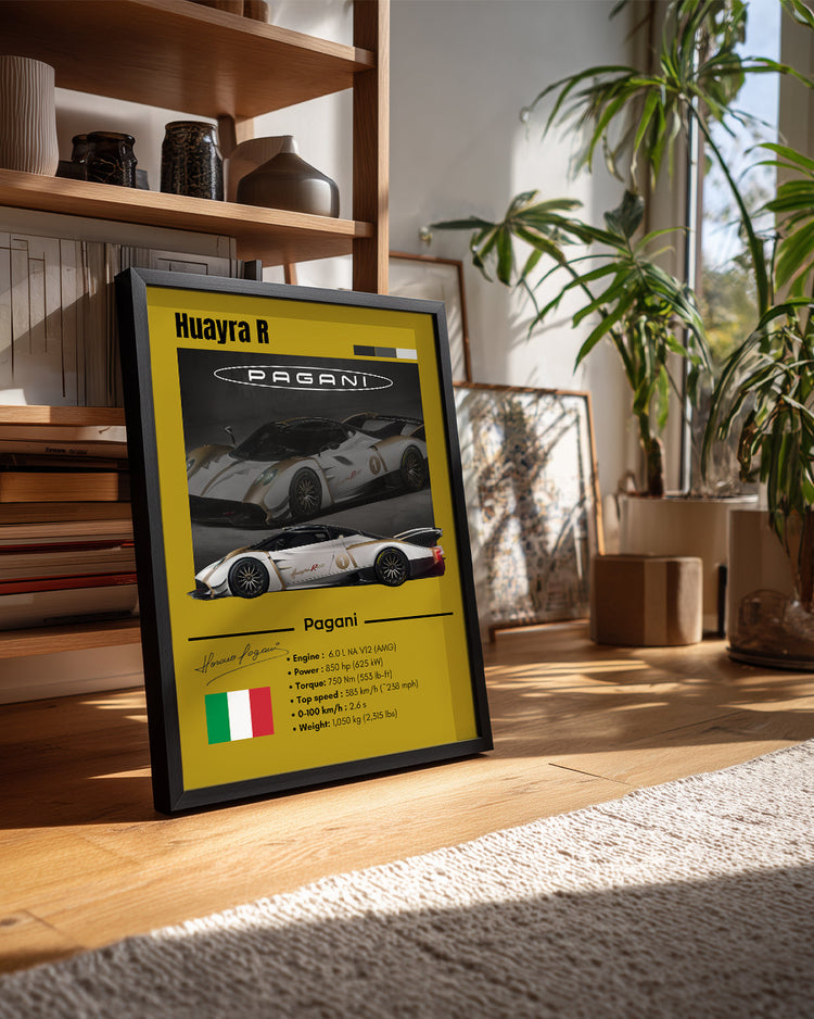 Pagani Huayra R Poster Tablosu