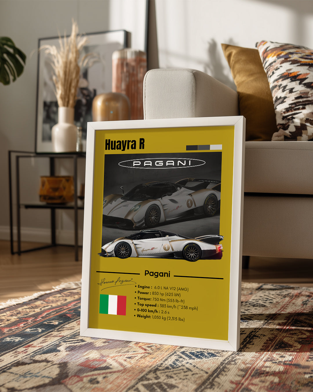 Pagani Huayra R Poster Tablosu