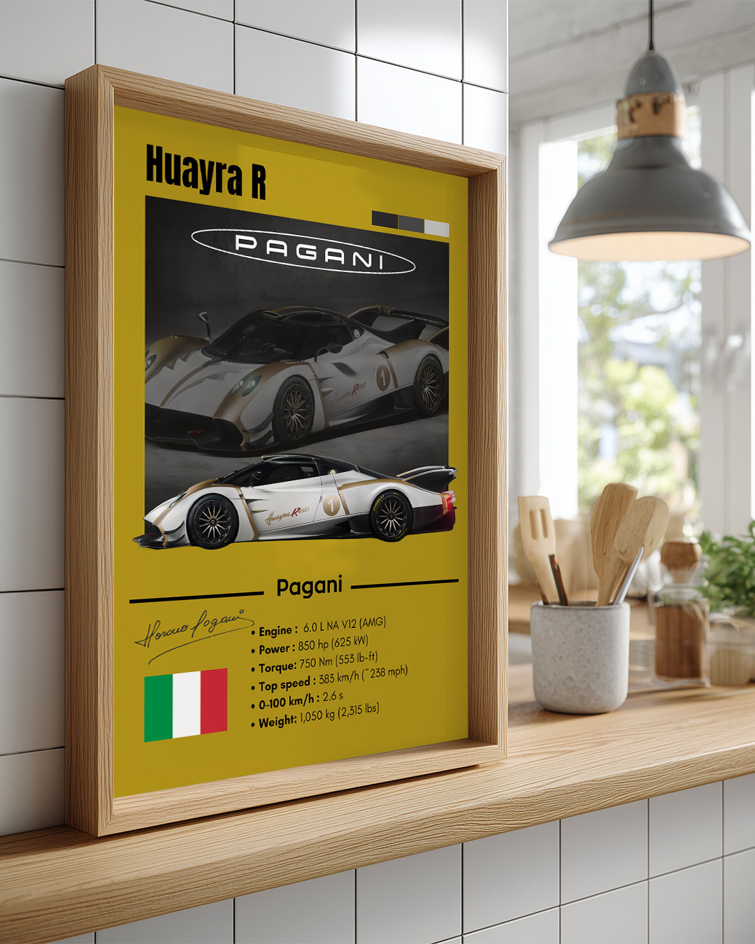 Pagani Huayra R Poster Tablosu