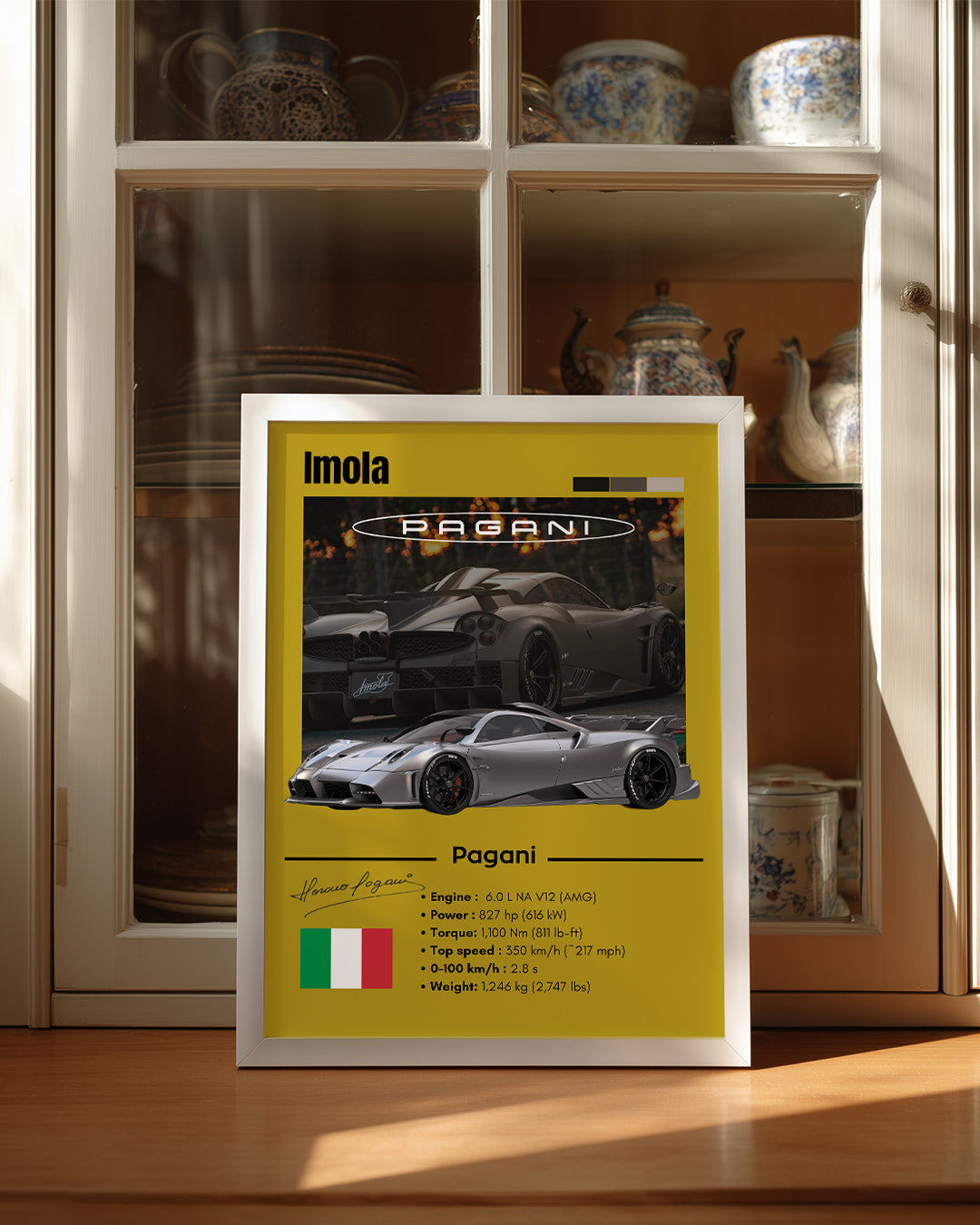 Pagani Imola Poster Tablosu