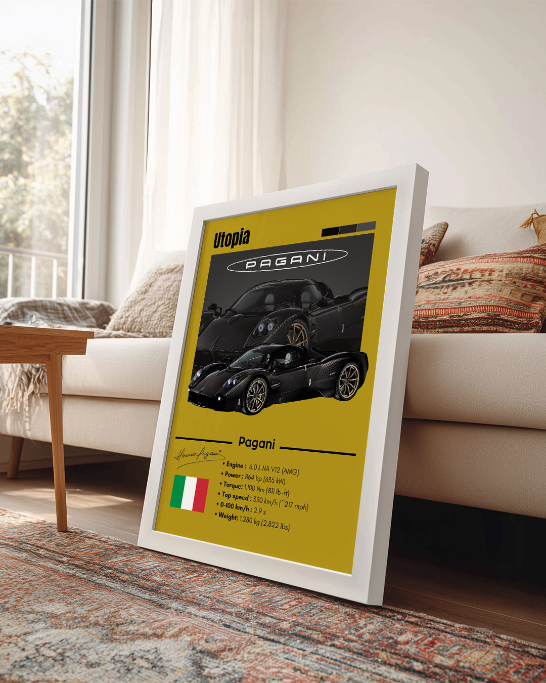Pagani Utopia Poster Tablosu