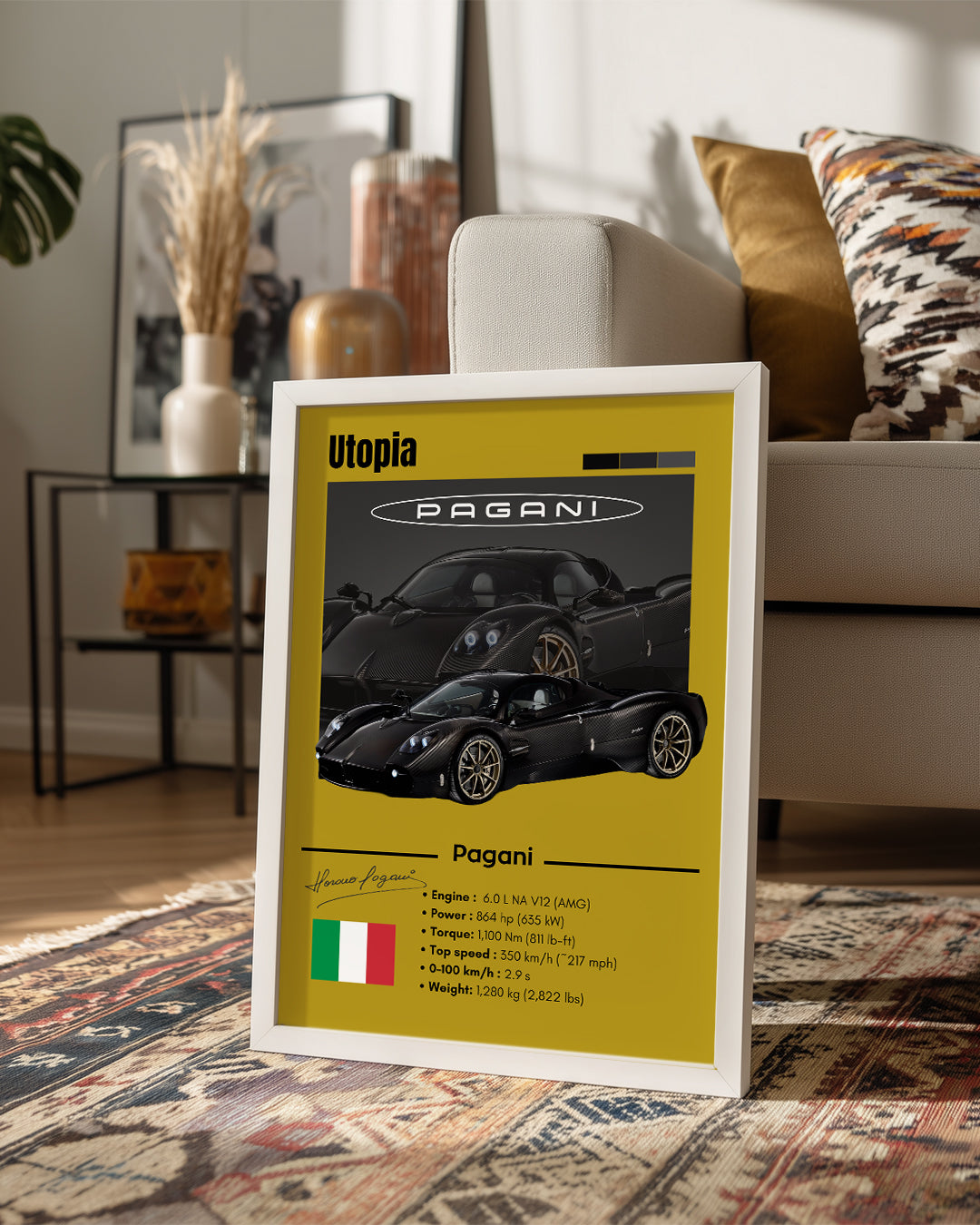 Pagani Utopia Poster Tablosu