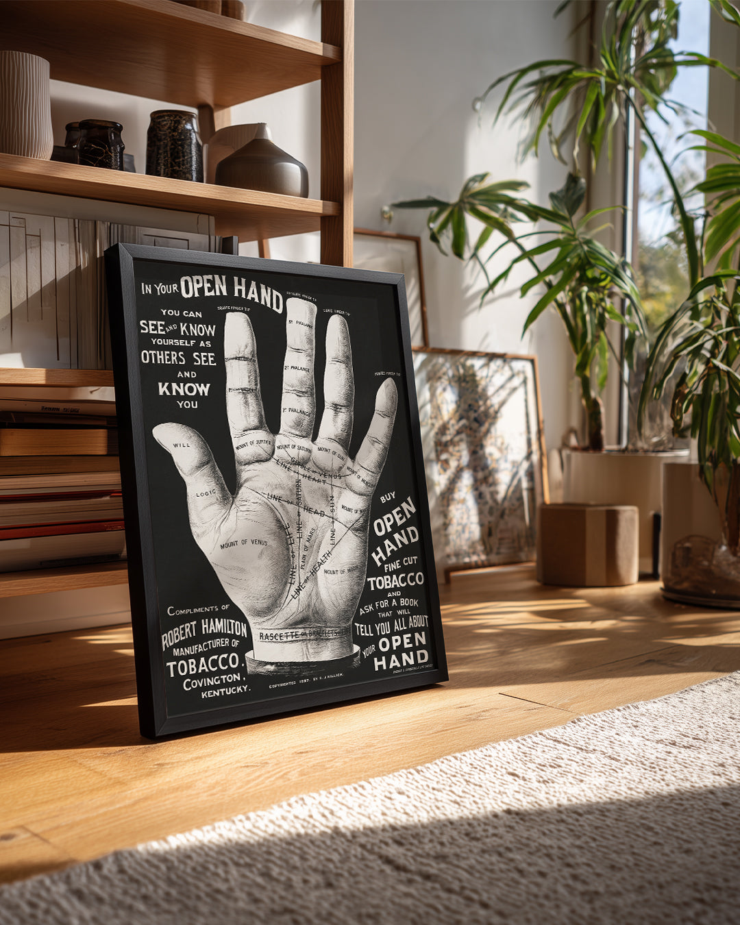 Palm Hand Poster Tablosu